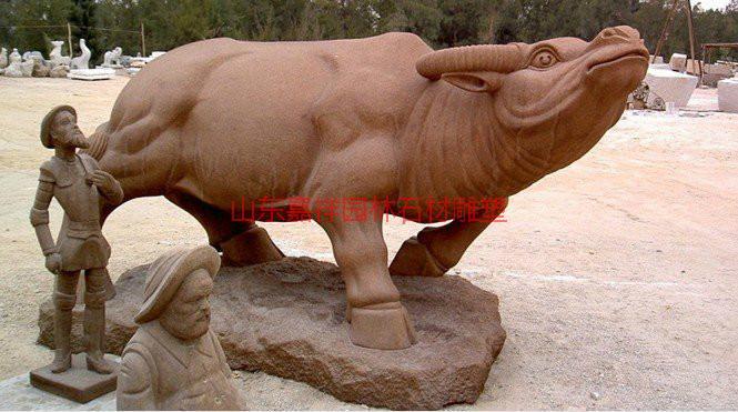 供应动物雕塑，山东济宁动物石雕厂家，2014年动物雕塑报价图片
