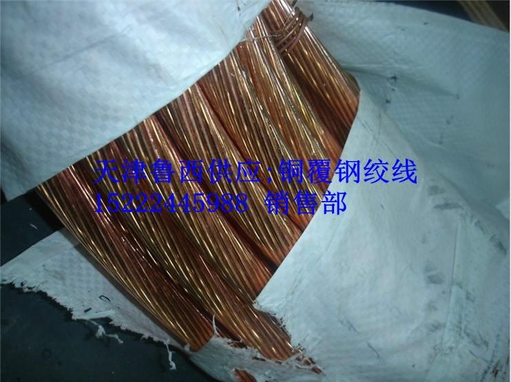 天津市铜包钢绞线厂家供应铜包钢绞线（徐州铜包钢绞线价格）7股铜包钢绞线