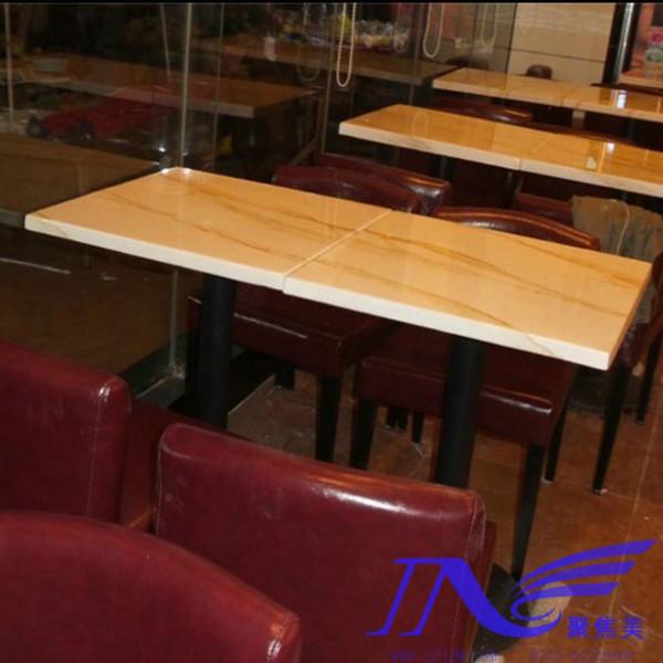 供应餐厅家具大理石小型方桌深圳聚焦美家具大理石餐桌价格