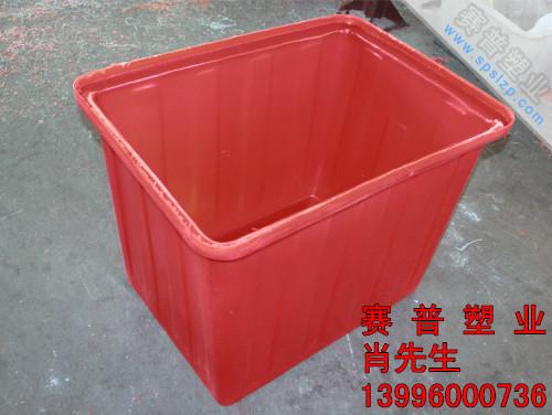 供应400L重庆塑料方型桶水产养殖桶