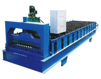 供应内蒙古850型波纹板彩钢成型设备波纹板压瓦机厂家价格图片