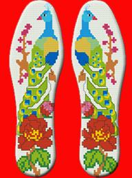 济南市十字绣印花鞋垫鸿运玫瑰品牌厂家供应十字绣印花鞋垫鸿运玫瑰品牌