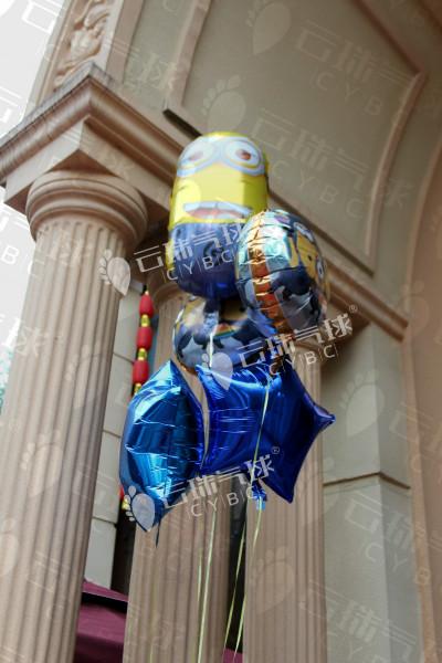 供应小黄人气球/气球装饰布置