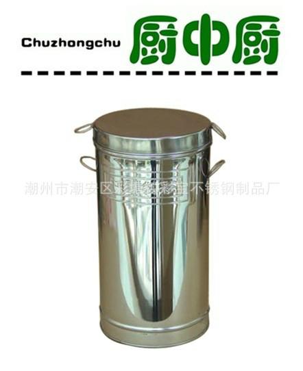 供应白铁皮茶罐不锈钢茶叶桶图片
