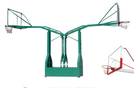 供应平箱防液压篮球架、外形美观大方、配置四轮移动可训练比赛两用。
