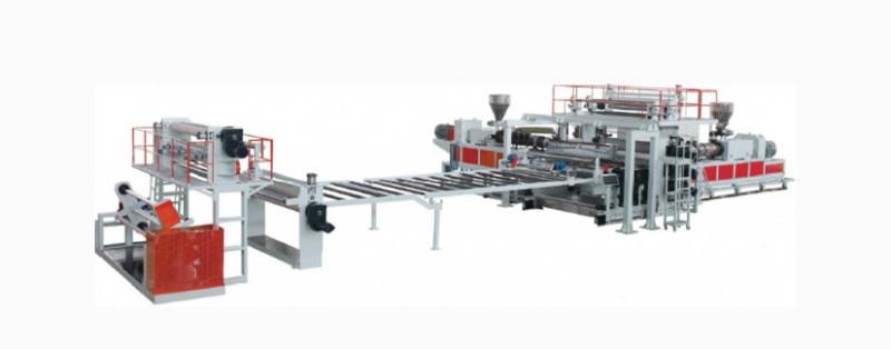 金韦尔机械PVC木塑门板生产线设备
