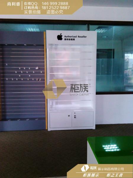 供应浙江宁波苹果层板配件柜  苹果手机体验柜厂家