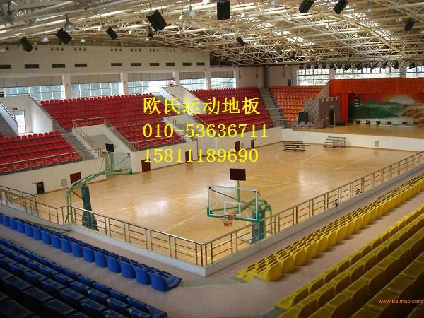 篮球场地面材料篮球馆专用地板枫木批发