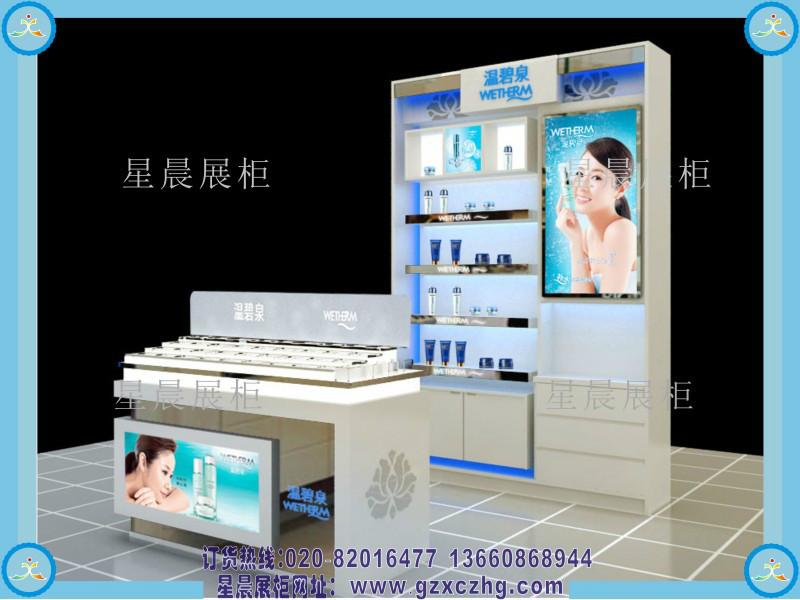 供应化妆品店装修设计化妆品展示柜