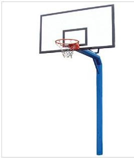供应益动未来篮球架固定式圆管篮球架五一让利厂价直销