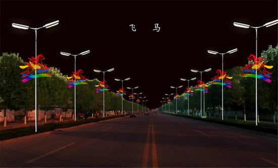 景观中国结城市街道亮化灯画批发