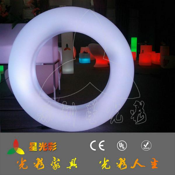 发光圆管供应发光圆管 led装饰管子 塑料充电 七彩变色圆形管子