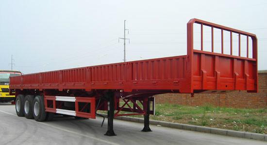 供应青岛集装箱骨架40尺三轴运输半挂车