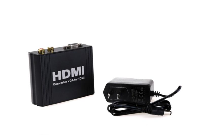供应工厂HDMI转VGA+色差转换器