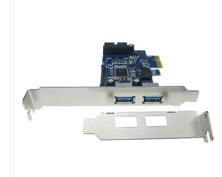 供应 PCI-e转USB3.0扩展卡 PCIe转内置19/20Pin
