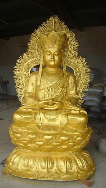 供应地藏王菩萨雕塑.铸铜地藏王菩萨.铜地藏王生产厂家
