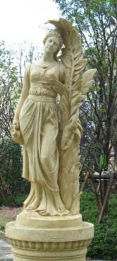 砂岩少女雕塑北京砂岩雕塑厂家人造砂岩少女肖像