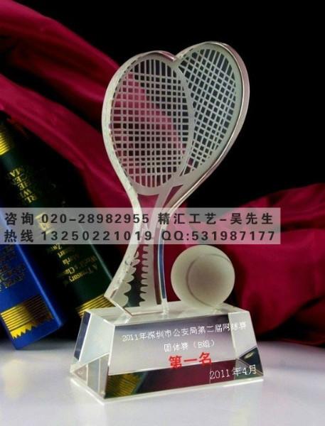 供应网球比赛奖杯制作，上海网球邀请赛奖杯定做，广州水晶奖杯厂家，奖牌图片
