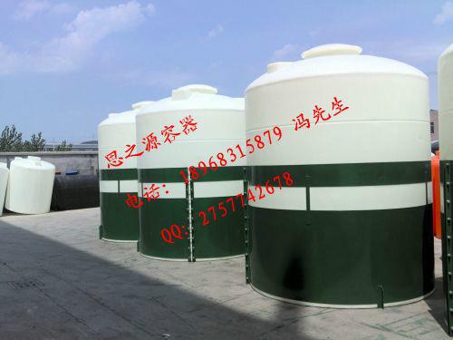 供应平底塑料桶20立方大型白色水箱食品级抗紫外线耐老化图片
