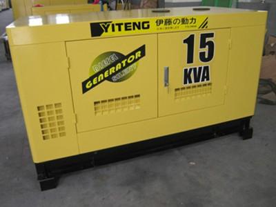 全自动12KW柴油发电机静音柴油发电机YT2-15KVA-ATS