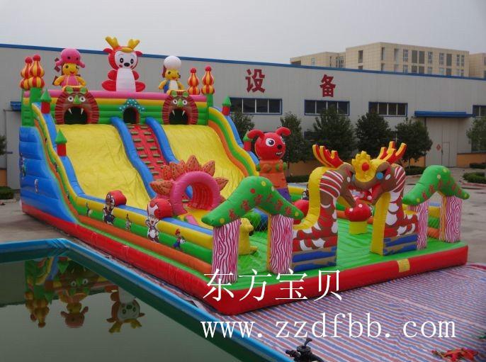 郑州东方宝贝供应龙宝宝充气城堡，儿童的梦幻家园！图片