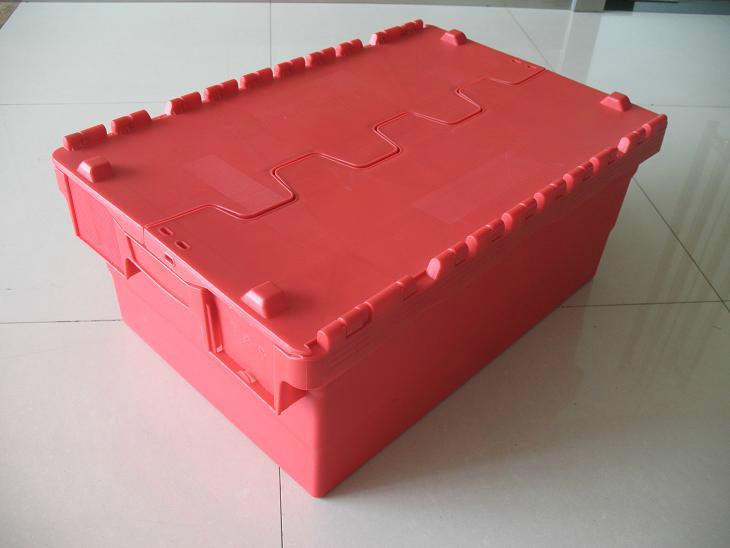 供应上海600红色周转箱500红色塑料箱厂家