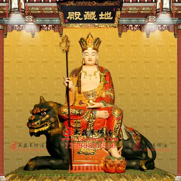 地藏王铜雕像 地藏王铜像 雕像图片