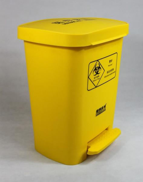 供应30脚踏式医疗垃圾桶 医疗废物垃圾箱 深圳医疗黄色垃圾桶