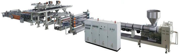 上海金纬机械高速PE铝塑板材生产线批发