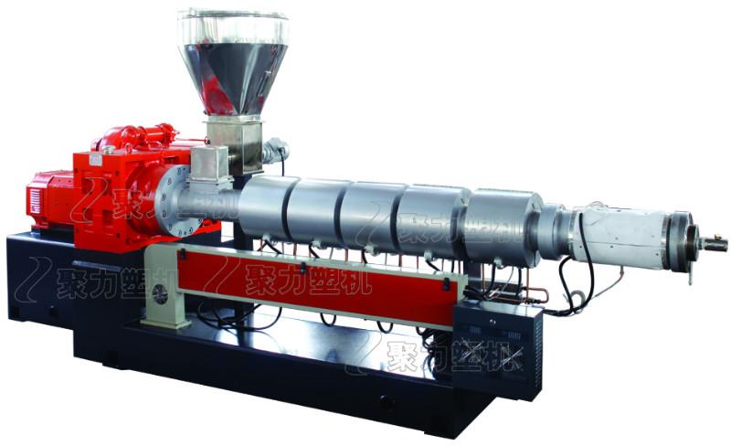 南京聚力塑机自主研发供应新型节能排渣式单螺杆挤出机