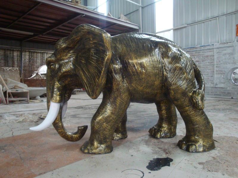 供应卡通大象灯罩现货砂岩小象雕塑有模 泰式砂岩雕塑现货