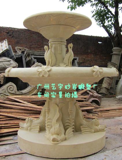广州市大型三层雕塑流水盆现货厂家