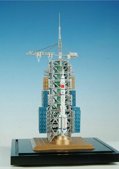天津火箭发射模型制作加工 天津卫星发射塔架模型制作  天津卫星火箭发射塔架模型