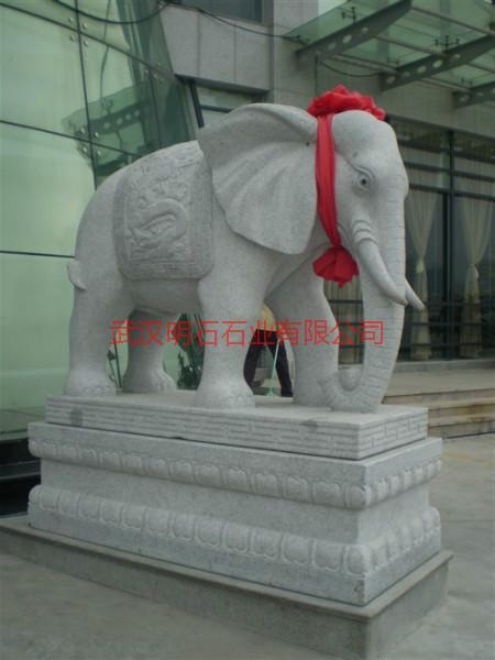 供应武汉花岗岩石雕大象,武汉汉白玉石雕大象图片