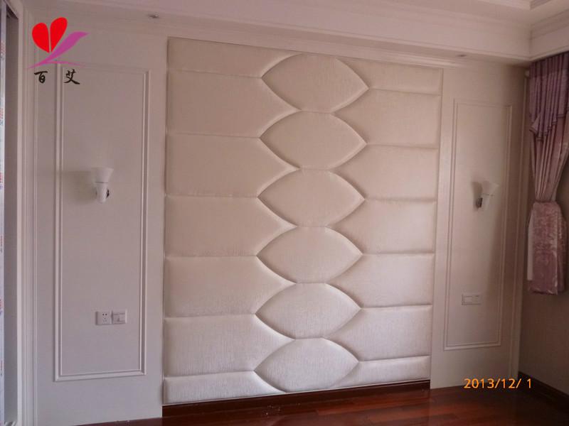 供应异形床头软包背景墙/新型软包型条工艺/创新图案