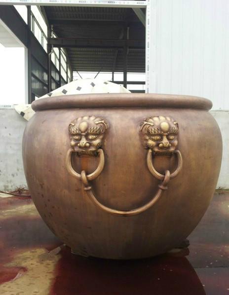 铜缸 铜缸铸铜大缸故宫使用图片