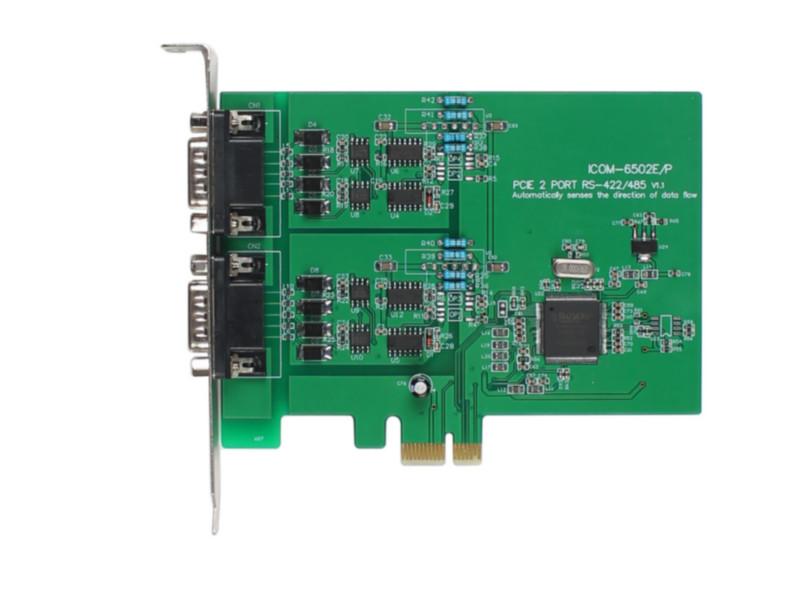 串口通信卡ICOM-6502E  PCIE2路485工业防浪涌