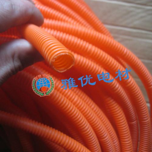 厂家直销 橙色波纹管 7*10 优质原料 家用电器/工程精密机床