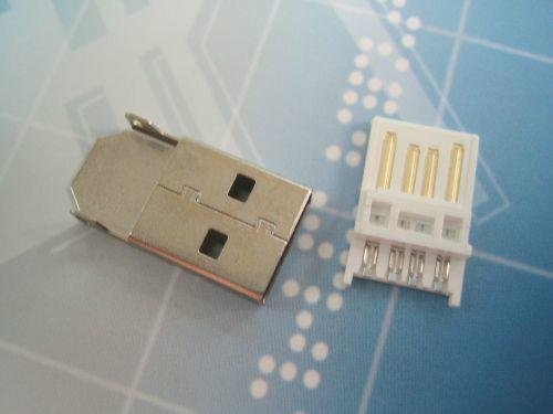 供应USB连接器USBAM焊线两件式图片