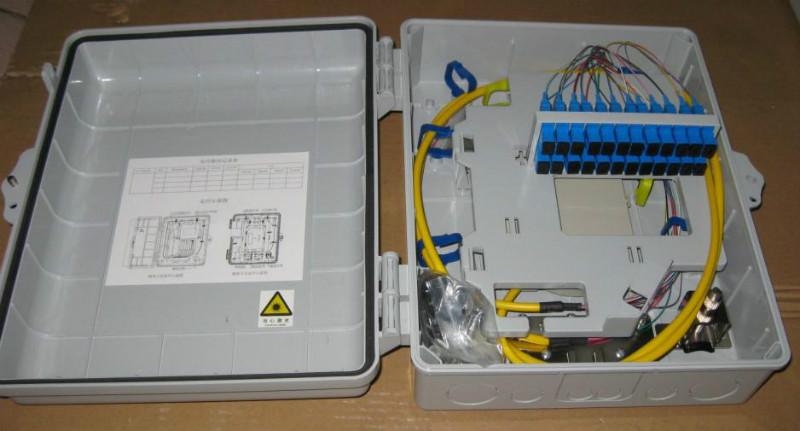 供应32芯光分器箱，ABS插片式32芯光分器箱，FTTH分光箱批发
