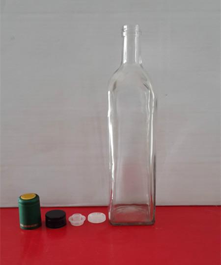 供应1000ML透明橄榄油瓶，高白料高透明橄榄油瓶价格，徐州橄榄油瓶