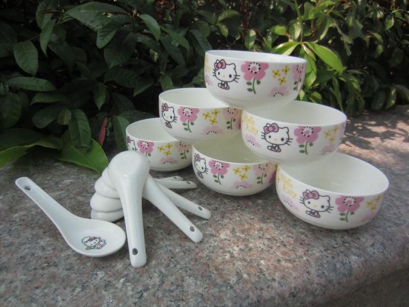 供应四件套韩式陶瓷碗-六件套碗