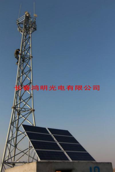 青海西宁太阳能监控供电系统，太阳能发电板，风格互补监控系统