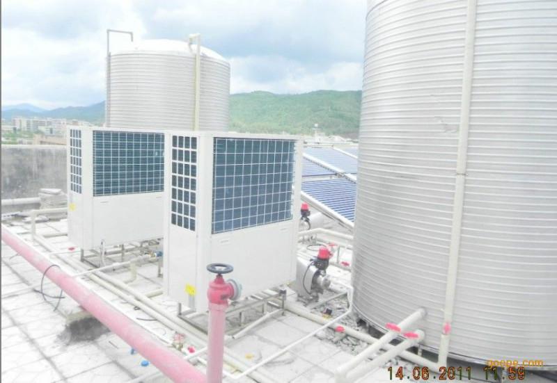 供应东莞塘厦商用空气能热泵 循环式、直热式热泵机组 耗电仅为电热水器的25% 安全节能寿命长至15年图片