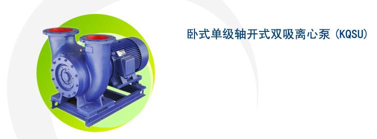 供应上海凯泉高效率KQSN卧式双吸离心泵