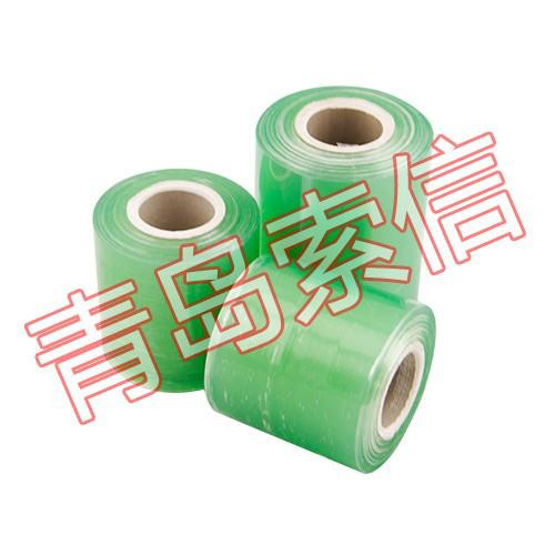 供应8cm宽PVC包装膜   大量现货 PVC绿色缠绕膜