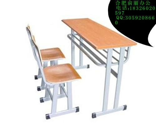 供应合肥钢管学生课桌椅辅导课桌椅出售质量保证 市内送货包安装