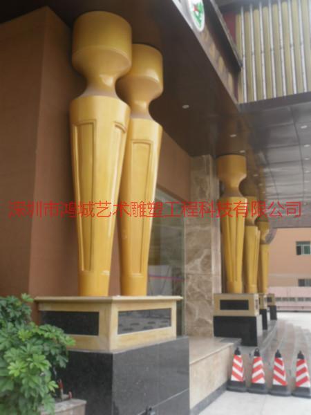 供应深圳玻璃钢罗马柱厂家/欧式罗马柱玻璃钢雕塑/深圳高品质玻璃钢