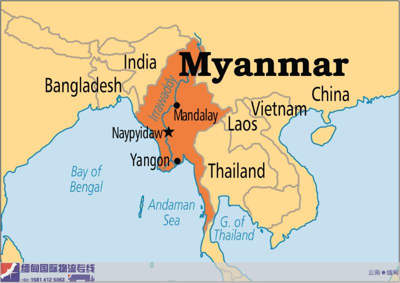 供应出口到缅甸陆运运输_鹰速国际货运图片