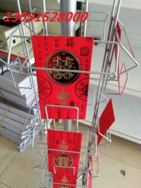 北京市圣诞卡片展示架旋转明信片展架厂家供应圣诞卡片展示架旋转明信片展架CD货架贺卡架图片